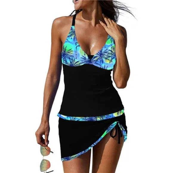 Swim Rekita Sexy Tankini Swimsuits With Skirt Piece Swimwear